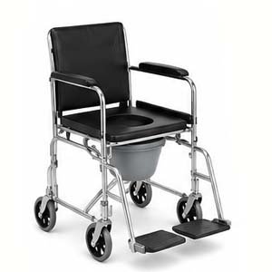 Commode Chair with Wheel