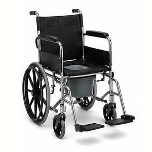 Commode Wheelchair Non Foldable